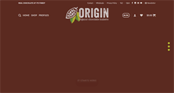 Desktop Screenshot of originchocolate.com.au